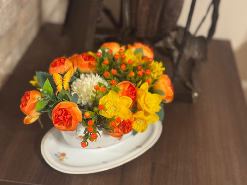 Aranjament galben-portocaliu